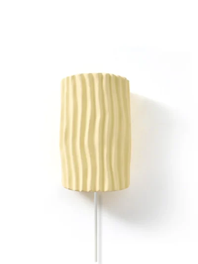 Velora Pleated Plug-In Wall Lamp