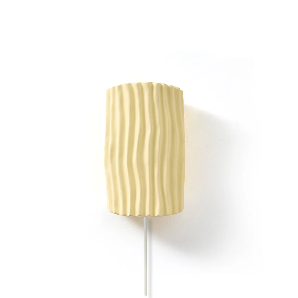 Velora Pleated Plug-In Wall Lamp