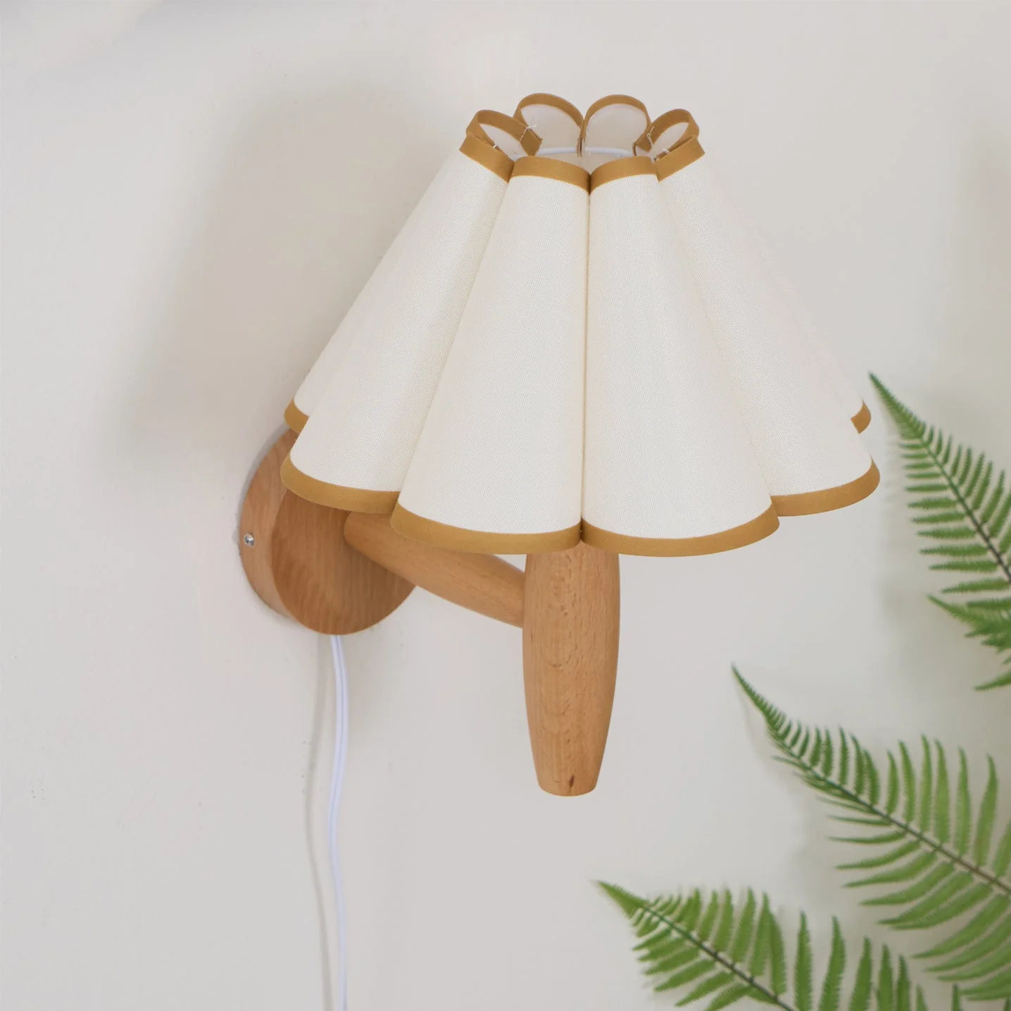 Lumo Fluted Plug-In Wall Lamp - Image 2