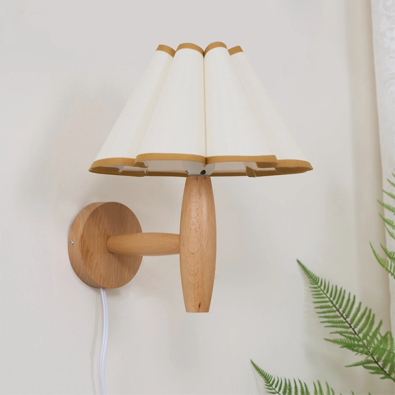 Lumo Fluted Plug-In Wall Lamp - Image 7