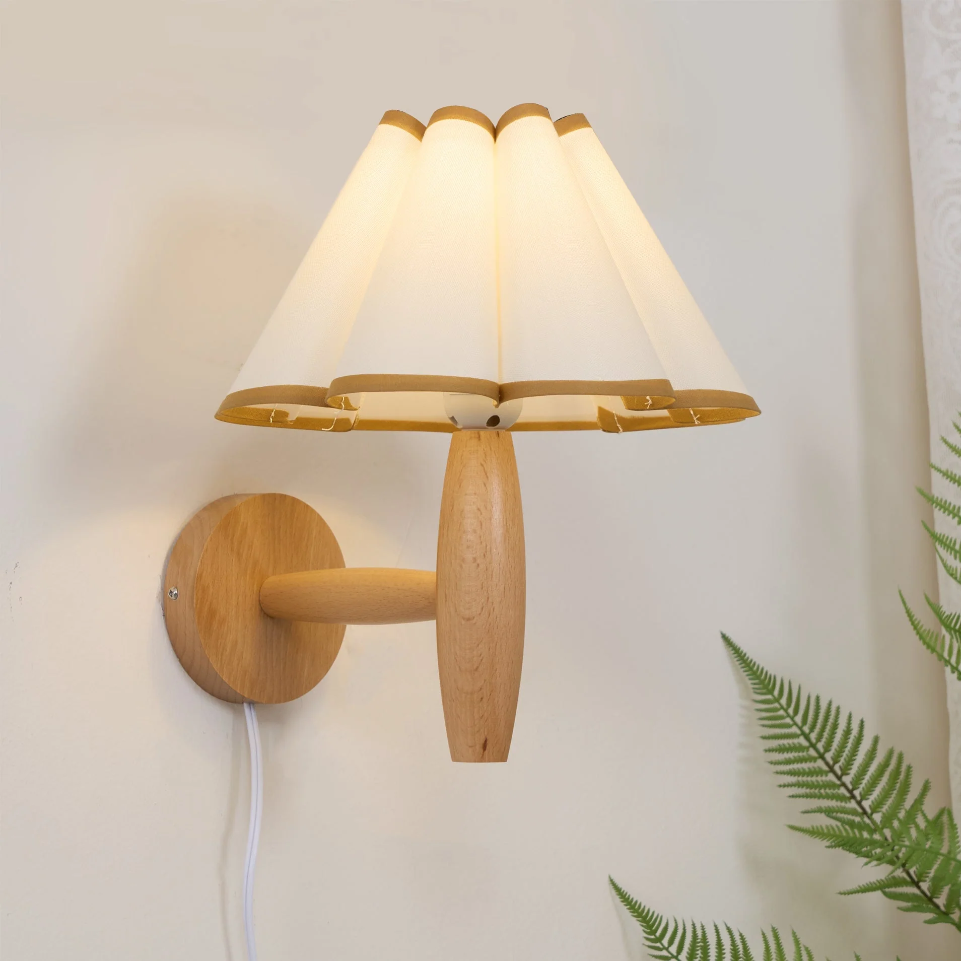 Lumo Fluted Plug-In Wall Lamp - Image 9