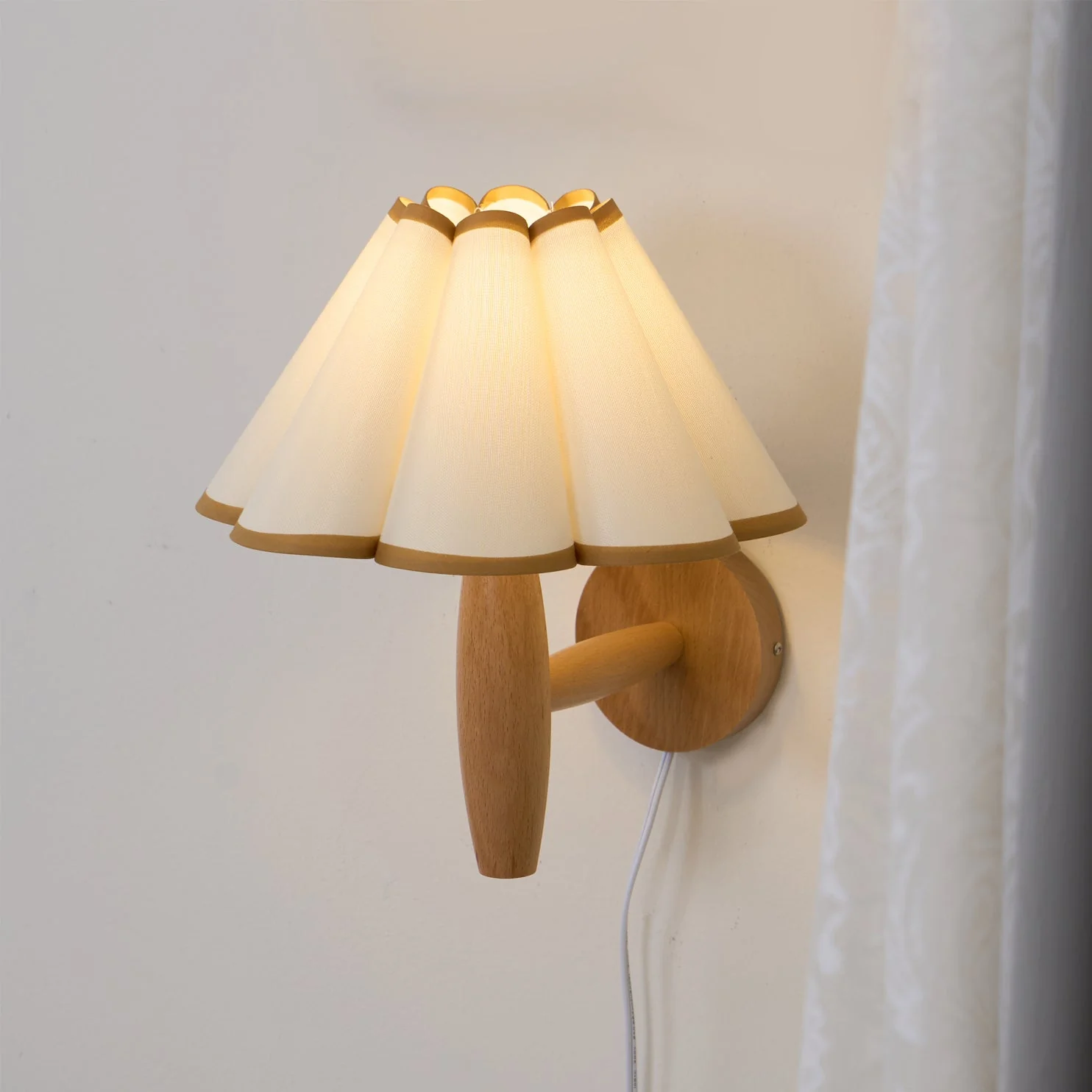 Lumo Fluted Plug-In Wall Lamp - Image 6