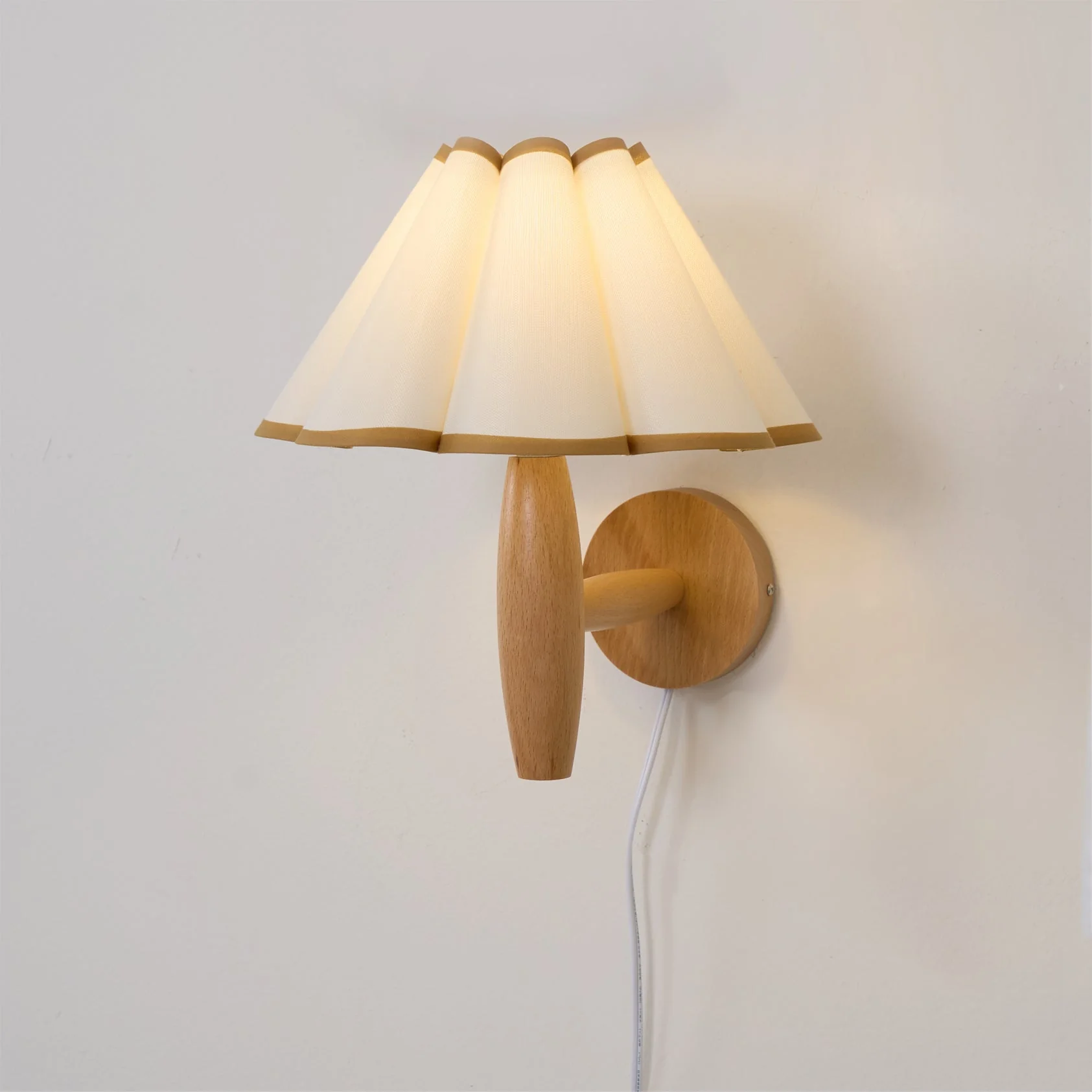 Lumo Fluted Plug-In Wall Lamp - Image 5