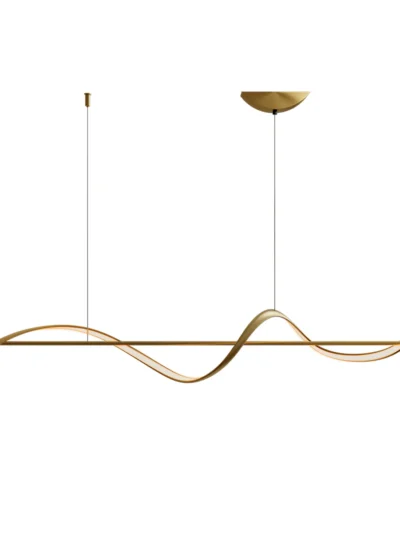 Solenne Wave Linear Pendant Light
