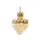 Aurelia Brass Crystal Chandelier