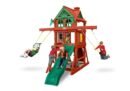 Five Star II Space Saver Swing Set for Kids Vinyl Canopy