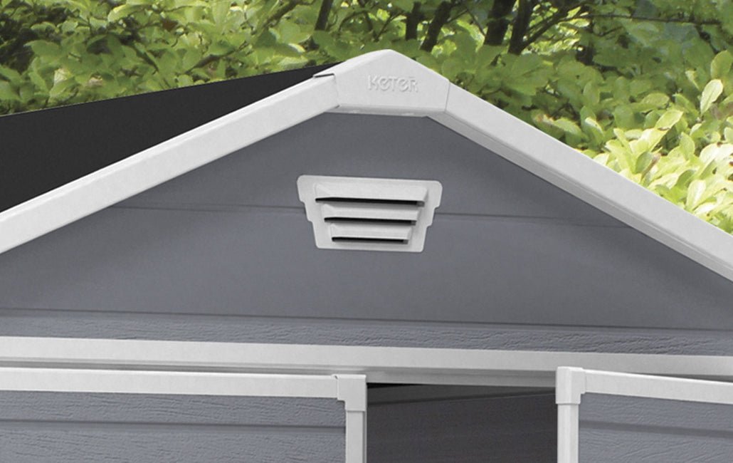 Keter Manor 6 x 5 Garden Shed - Grey (1.8 x 1.5m) - Image 4