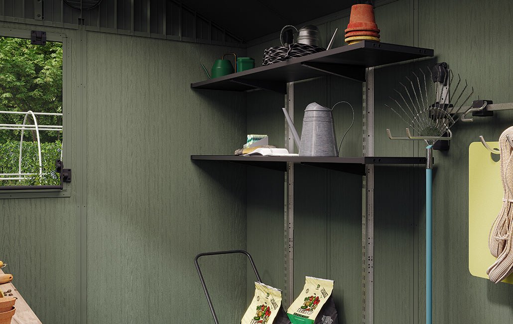 Keter Potting 6x8 Shed - Green (1.9 x 2.4m) - Image 8