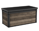 Keter Signature 570L Storage Box - Walnut Look