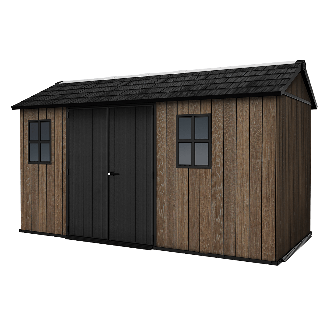 Keter Apex Shed 7.5x13 - Walnut Look (2.3 x 4.0m)