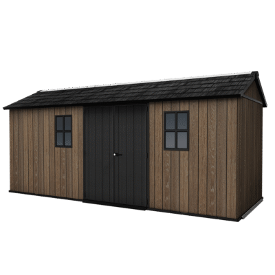 Keter Apex Shed 7.5x17 - Walnut Look (2.3 x 5.2m)