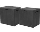 Keter City Box - 113L Outdoor Storage Box - 2 PACK
