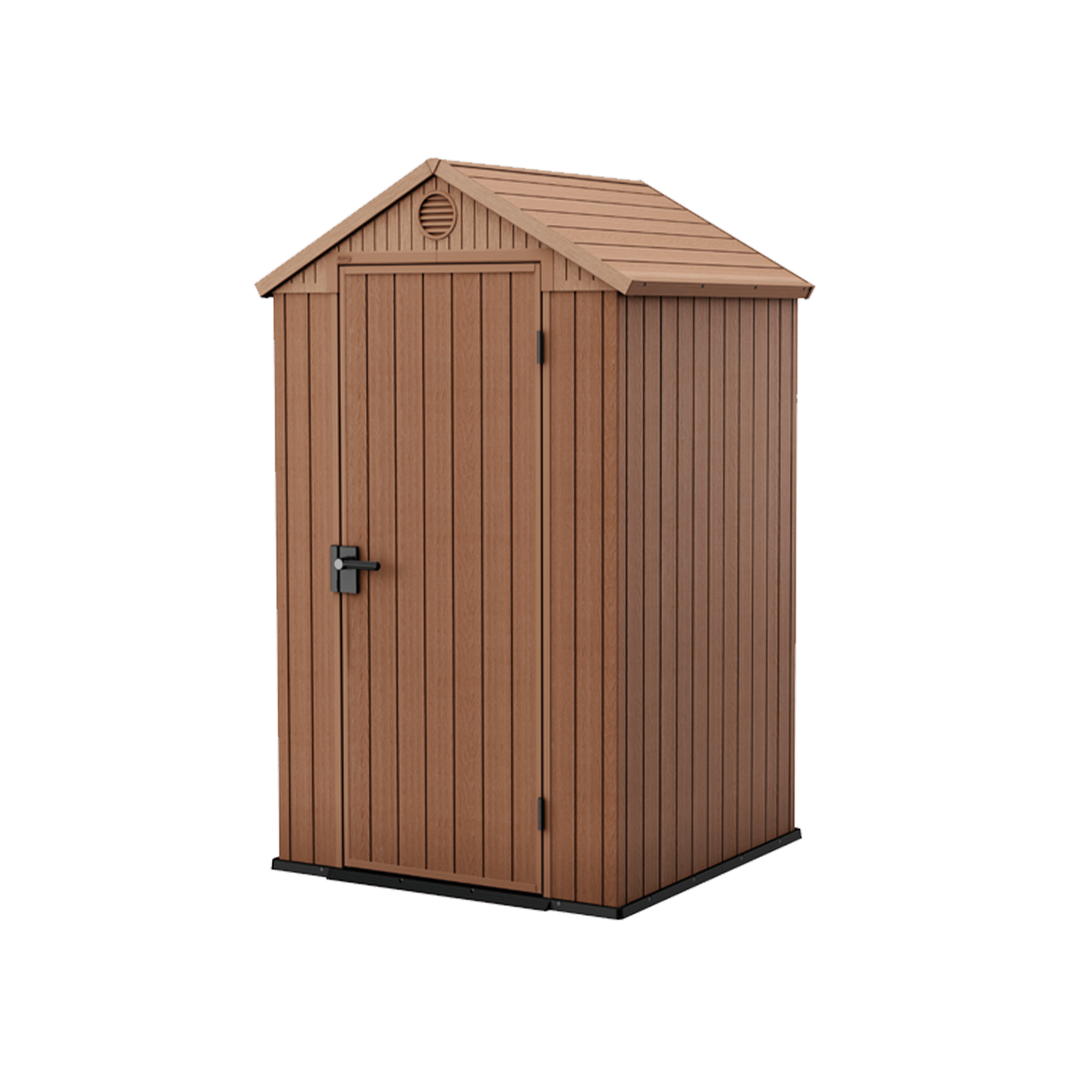 Keter Darwin 4x4 Garden Shed - Brown (1.2 x 1.2m)