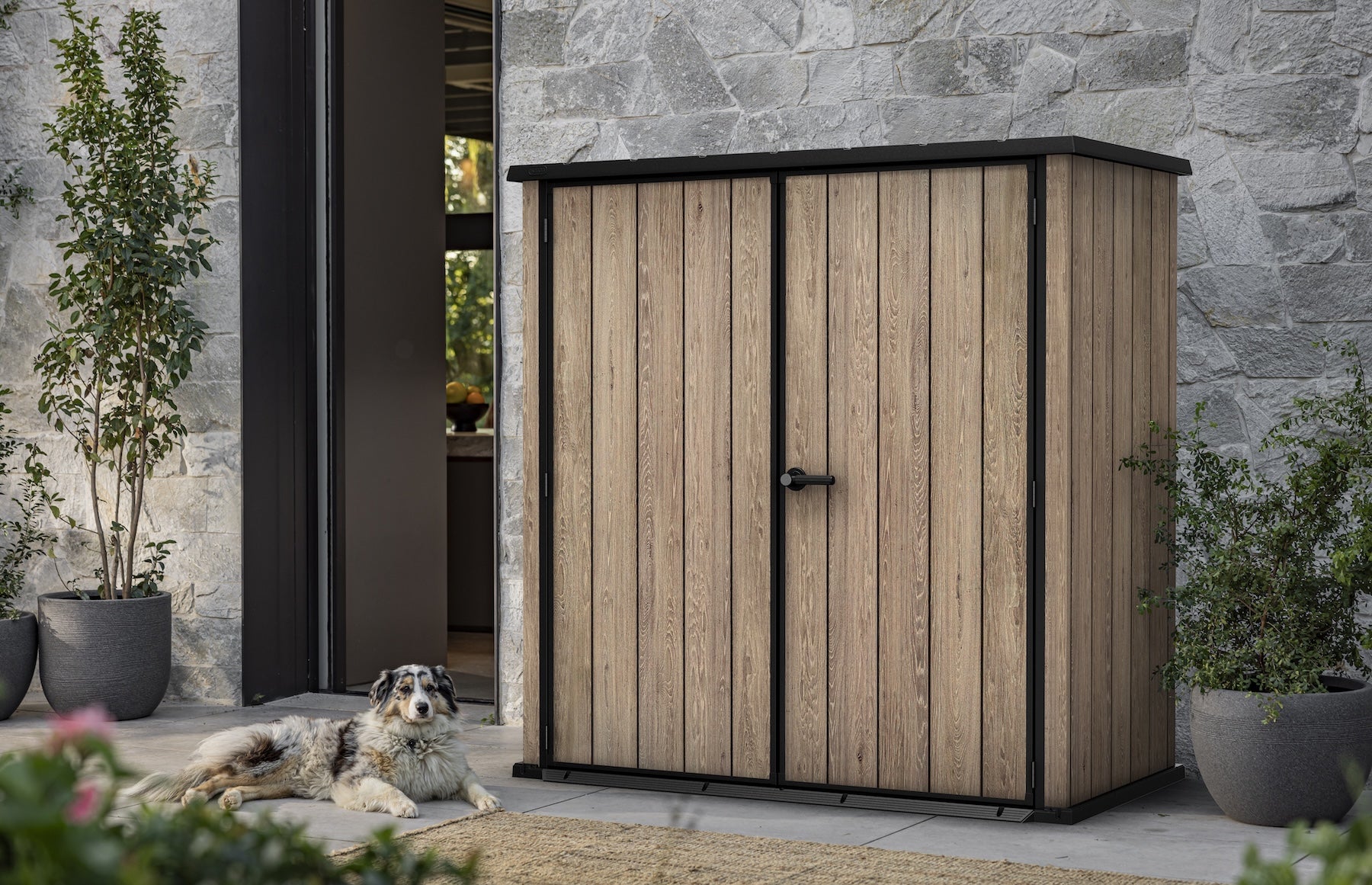 Keter Signature Vertical XL Shed- Ashwood Look - Image 4