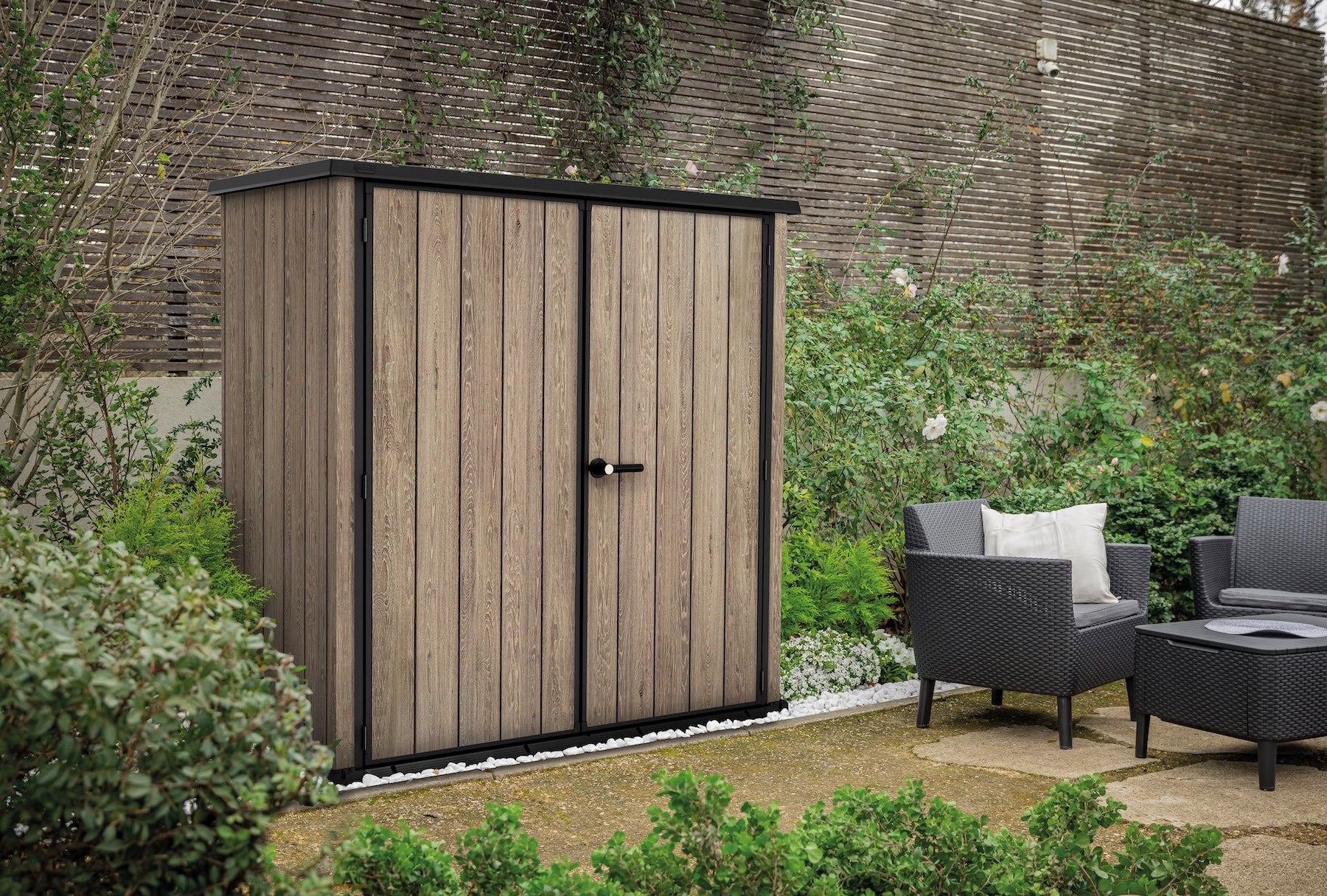 Keter Signature Vertical XL Shed- Ashwood Look - Image 8