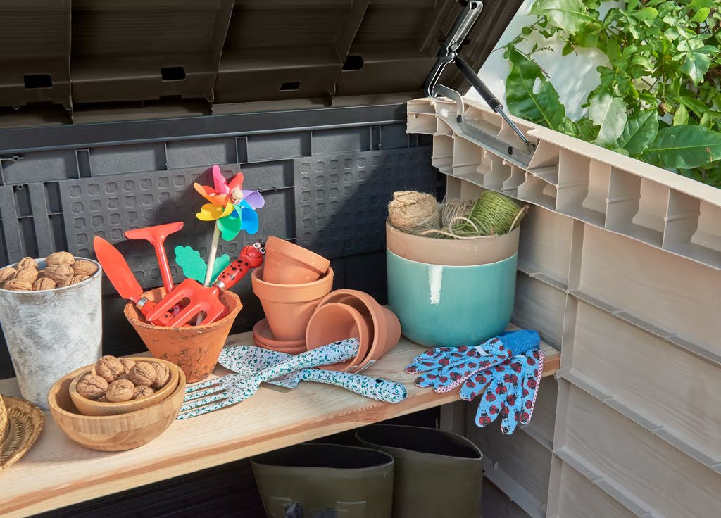 Store It Out Max Shed (Brown/Beige) 1200L - Image 13
