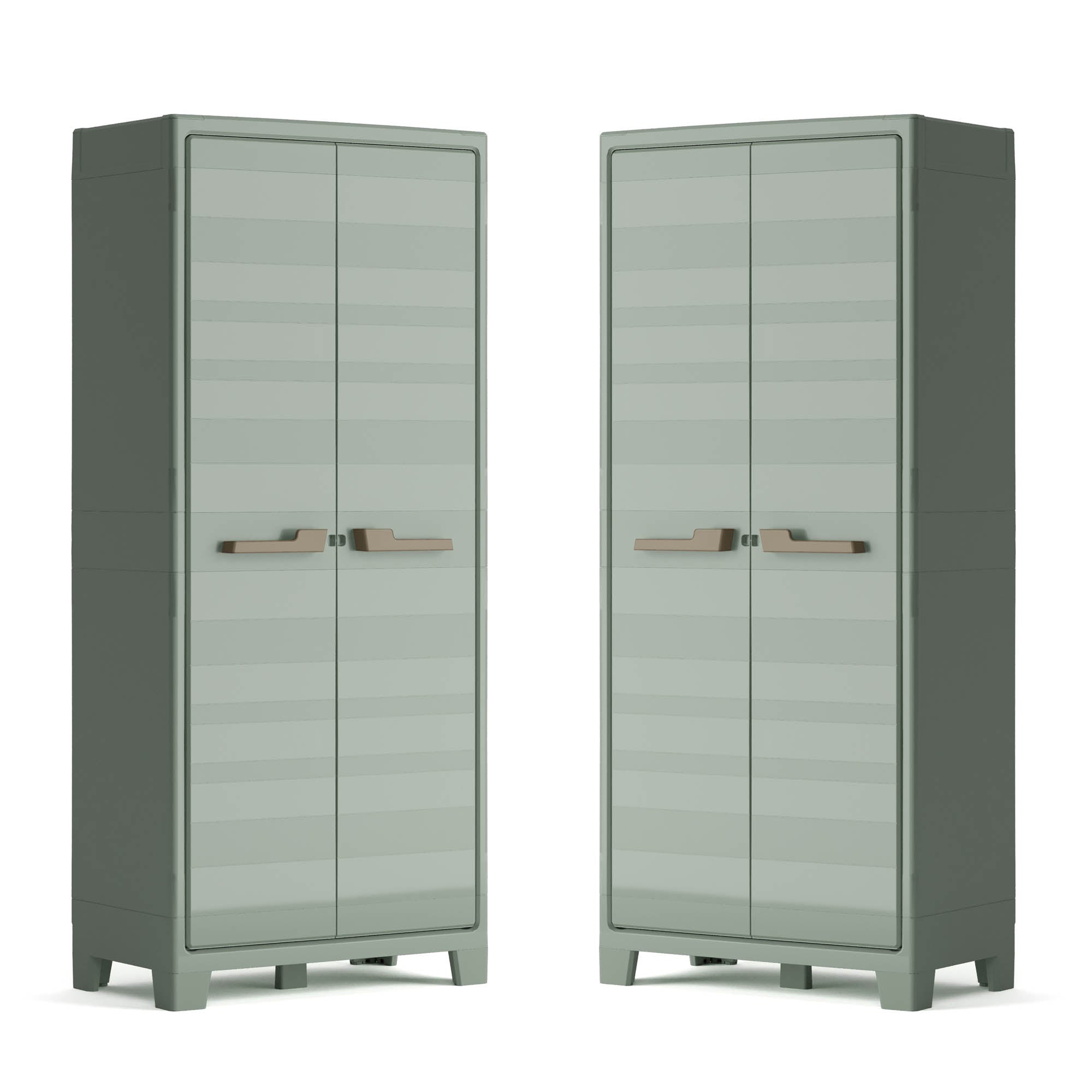 Keter Planet Tall Cabinet - 2 Pack