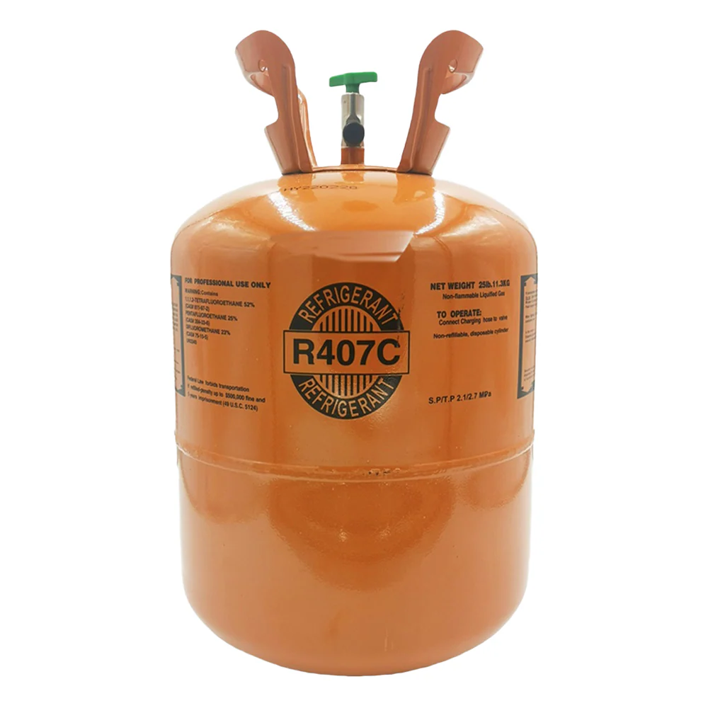 R-407C Refrigerant Gas — 25 lb Cylinder
