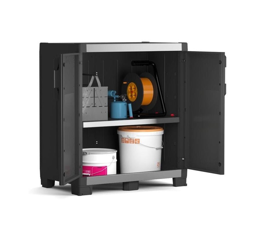 Keter XL Base/ XL Tall Storage Cabinets (Bundle) - Image 7