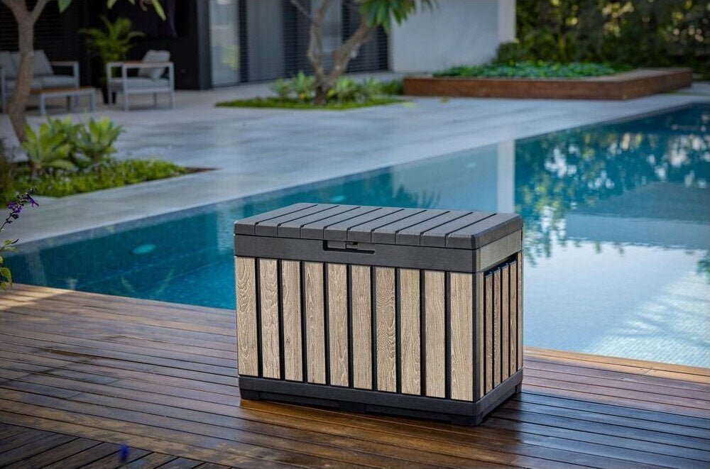 Keter Kentwood 190L Storage Box- Ashwood Look - Image 7
