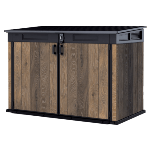 Keter Signature Horizontal Shed - Walnut Look 2020L